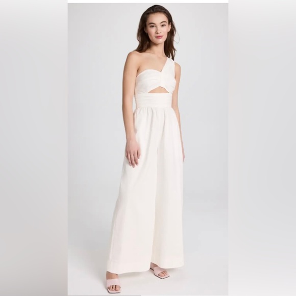 Amur Laurie One-Shoulder Jumpsuit